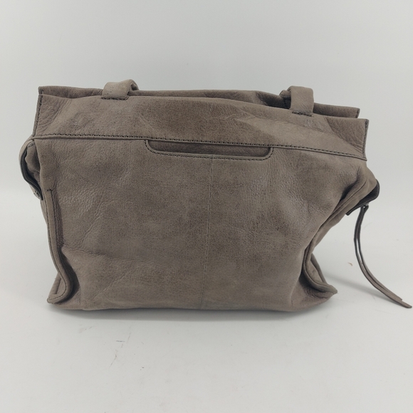 Hobo Vintage Hide Khaki 'seeker' Leather Shoulder Hand Bag - Picture 4 of 9
